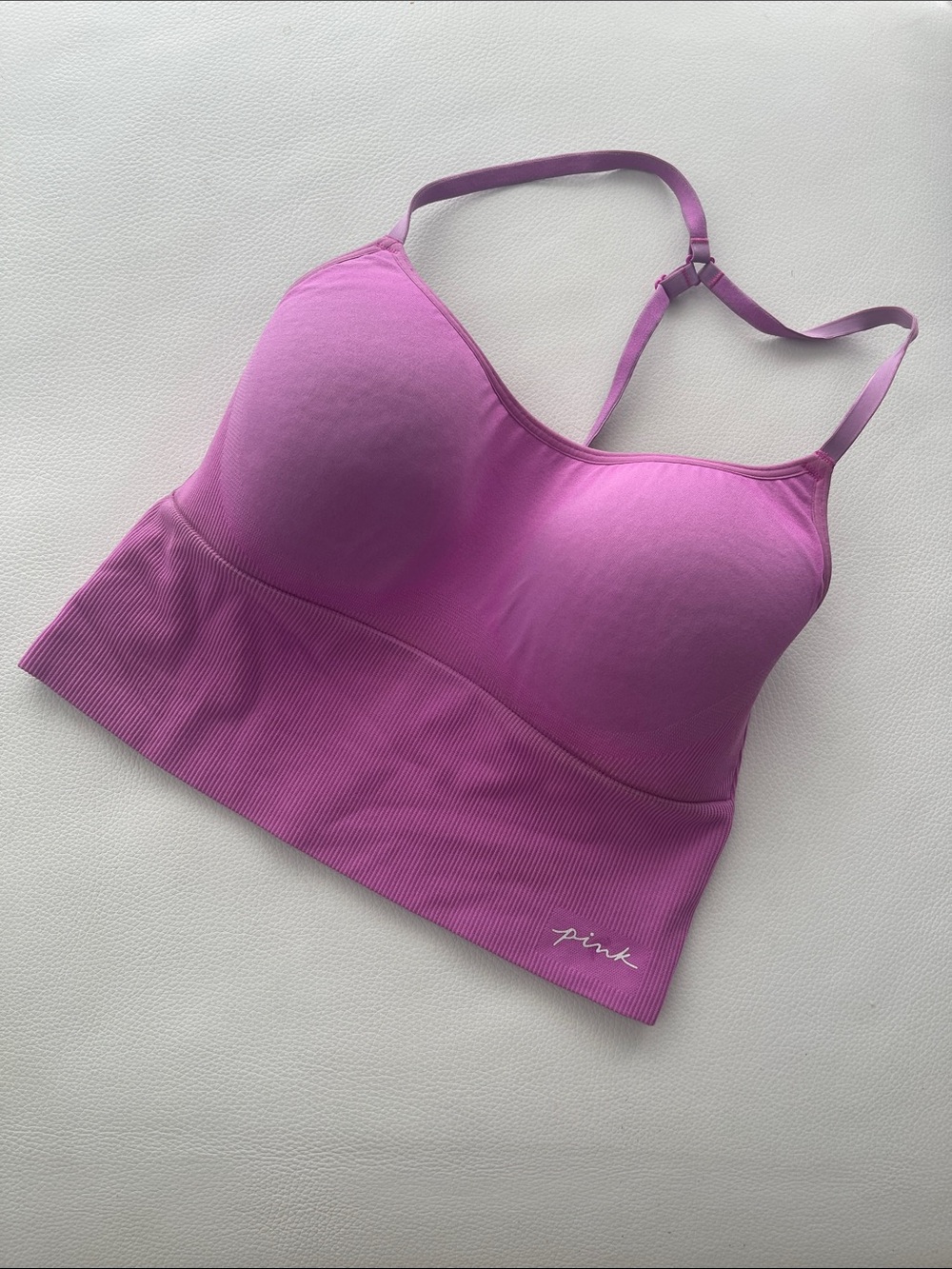 PINK Victoria's Secret Purple-Pink Seamless Padded Bralette